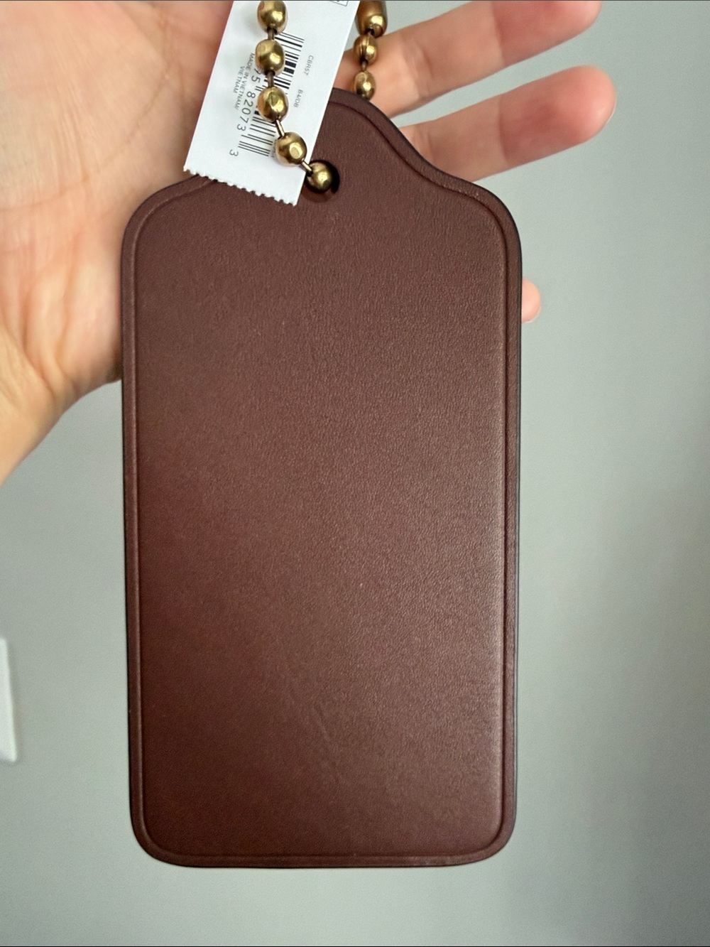 Coach XL Hangtag Bag Charm - Picture 2 of 3